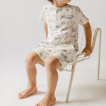 Short Sleeve Romper Romper Pehr