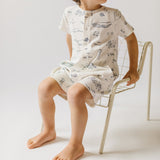 Short Sleeve Romper Romper Pehr