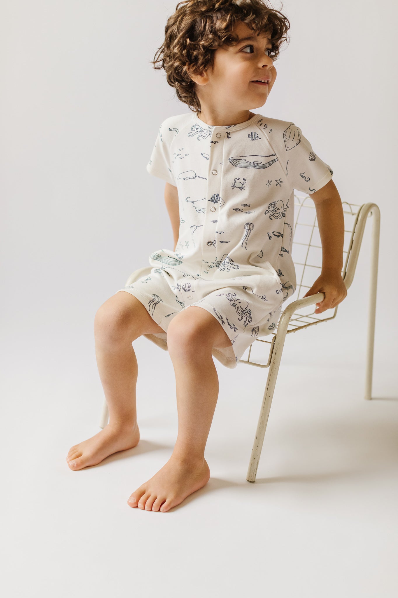 Short Sleeve Romper Romper Pehr