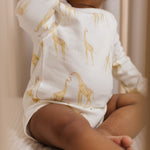 Pehr-Shoulder Snap One-Piece-Follow Me Giraffe-2