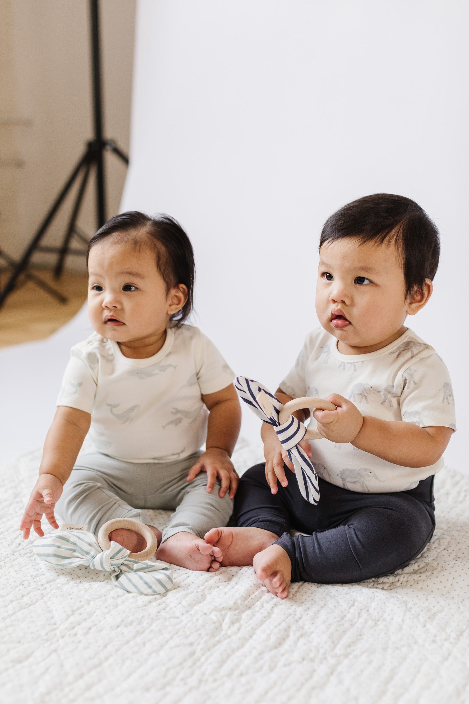 Pehr-Short Sleeve Shoulder Snap One-Piece-Follow Me Whale-4