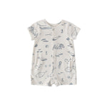 Short Sleeve Romper Romper Pehr Life Aquatic 0 - 3 mos.