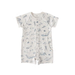Short Sleeve Romper Romper Pehr Life Aquatic 18 - 24 mos.