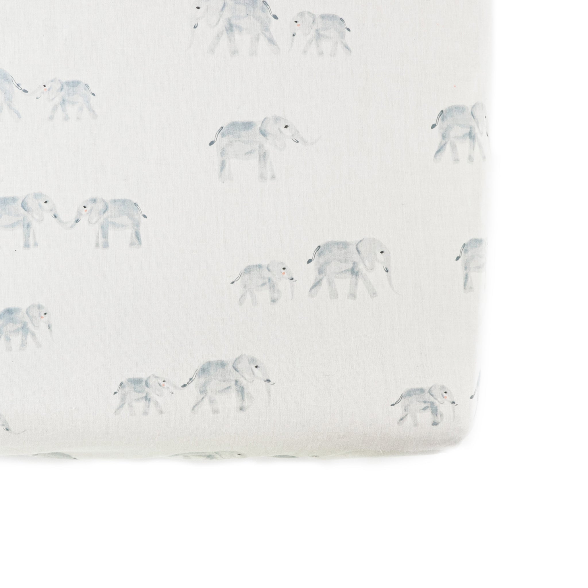 Follow Me Crib Sheet Crib Sheet Pehr Follow Me Elephant