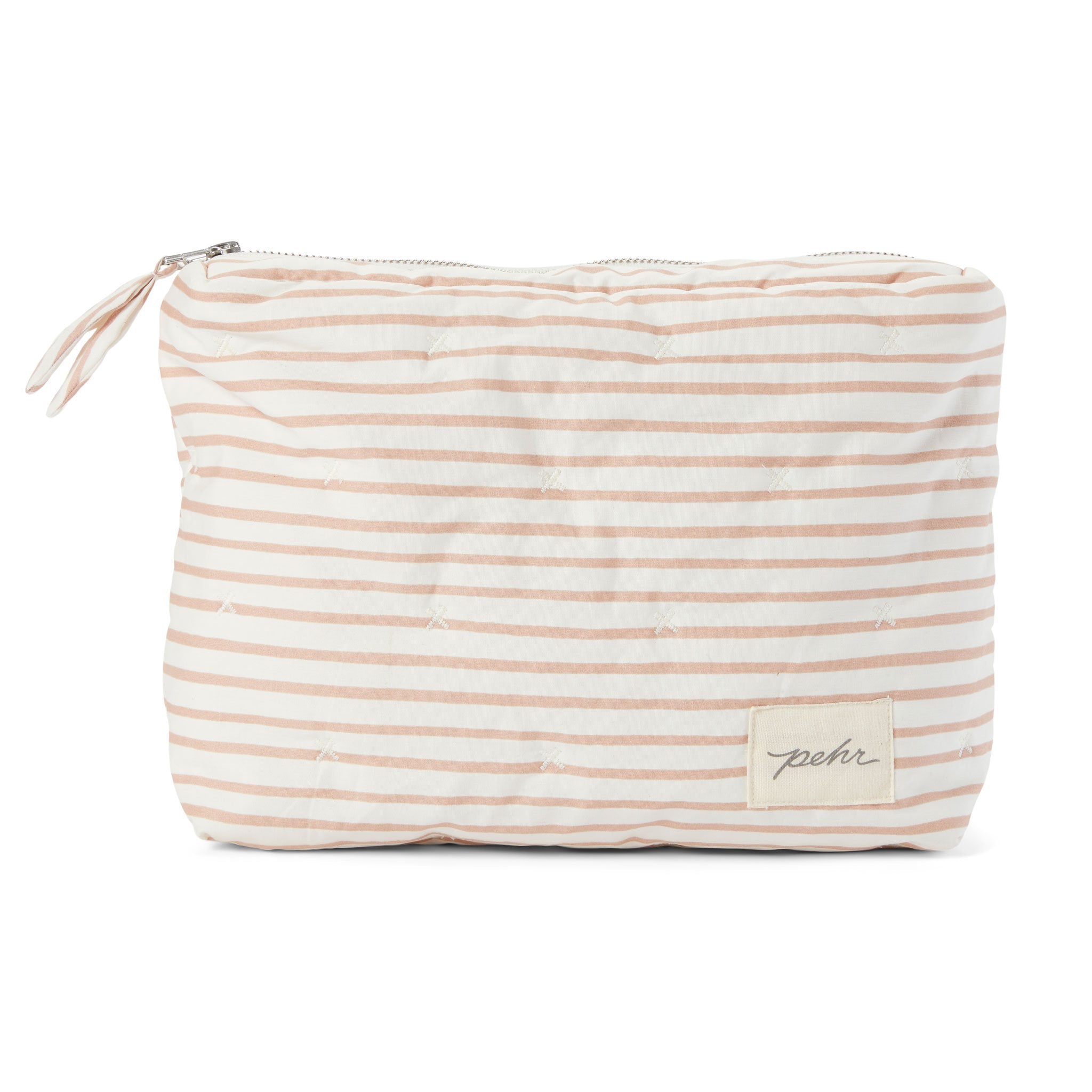 On The Go Pouch Pouch Pehr Stripes Away Rose Pink Medium