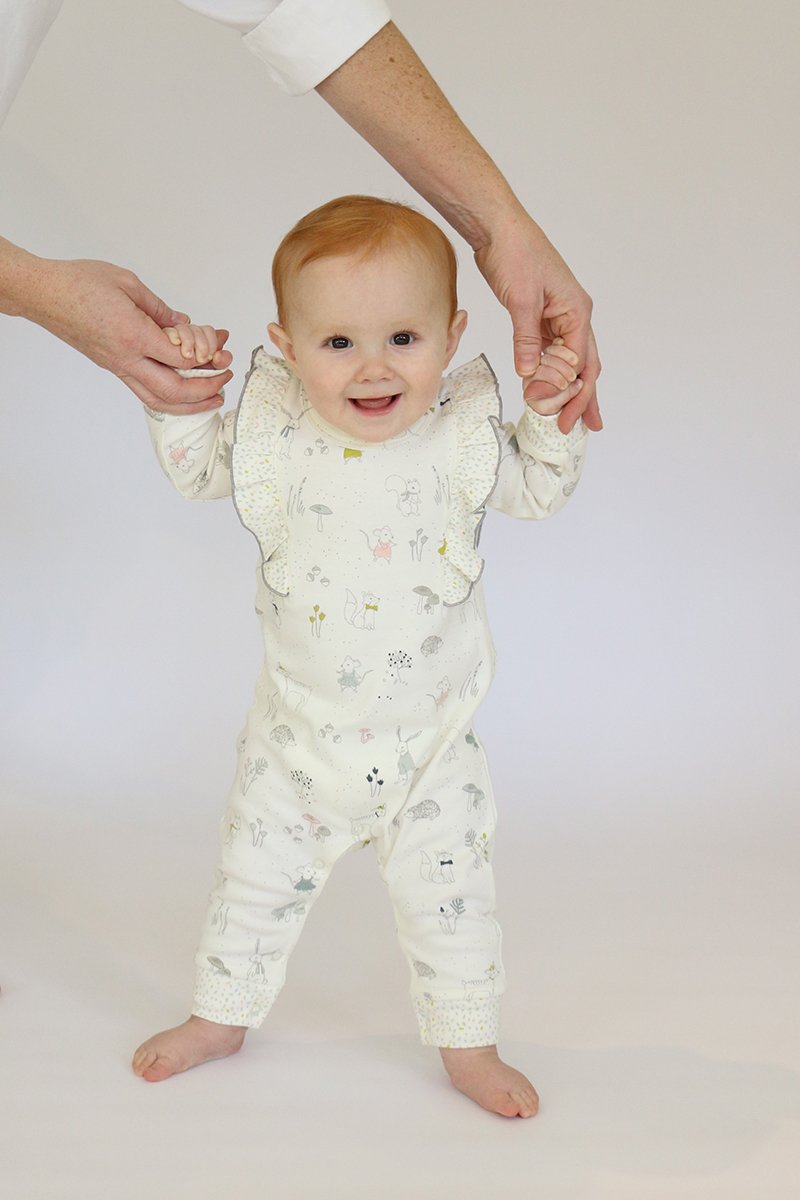 Ruffle Romper Romper Pehr