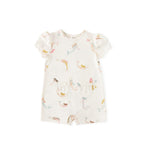 Pehr-Short Sleeve Puff Romper-Mermaid Melody-1