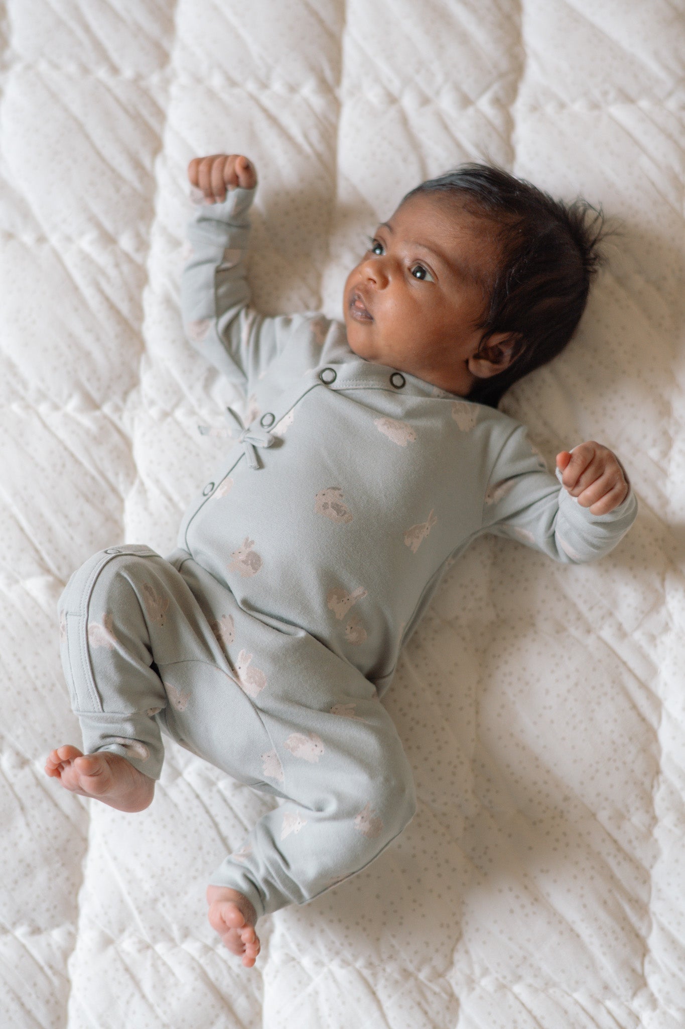 Pehr-The Littles Kimono Romper-Hoppy Bunny-Baby-3
