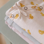 Pehr-The Littles Kimono Romper-Cheerful Chick-Baby-4