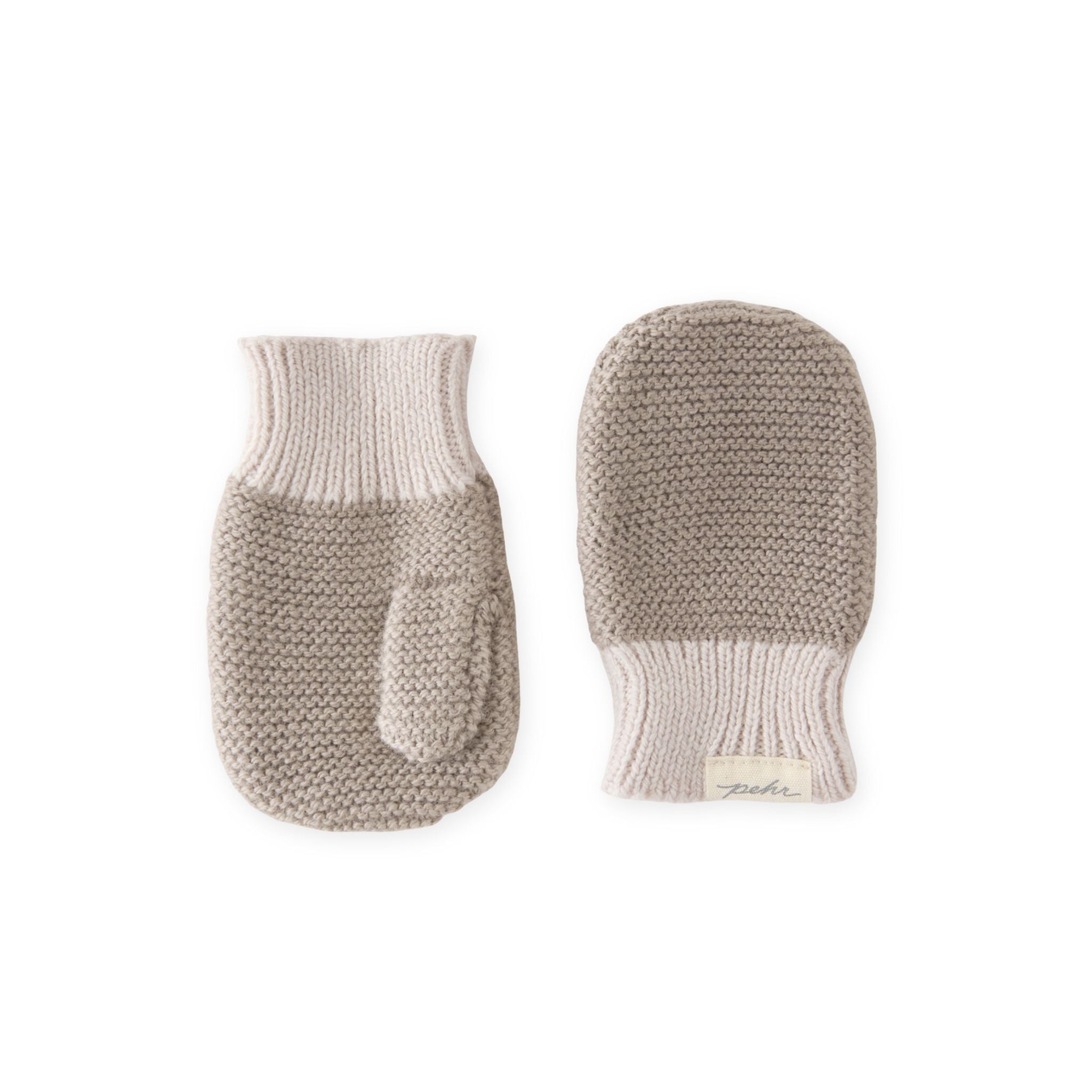 Pehr-Toddler wool knit mittens-natural-portobello-1
