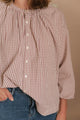 Gingham Women's Blouse Women's Clothing Pehr Canada   