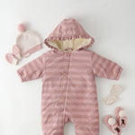 Pehr-Wool Knit Hat-Natural - Rose-4