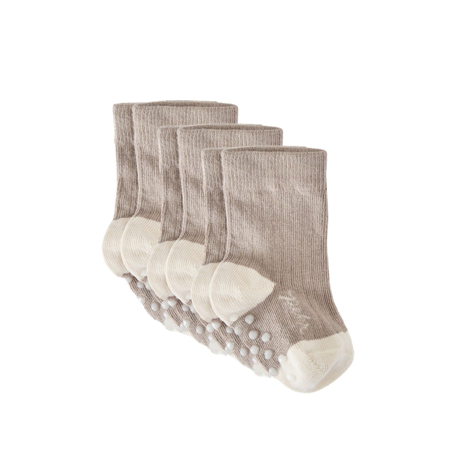 Crew Socks with Grips 3 - Pack