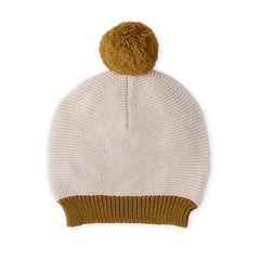 Pehr-Kids Wool Knit Hat-Natural - Ochre-1