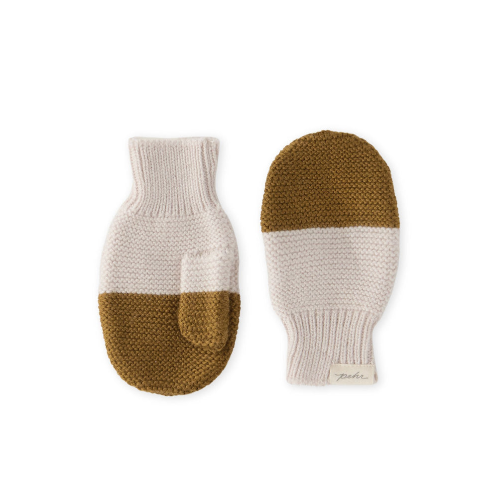 Toddler Wool Knit Mitten Mitten Pehr Canada Ochre 12 - 24 mos. 