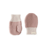 Pehr-Toddler wool knit mittens-rose-1