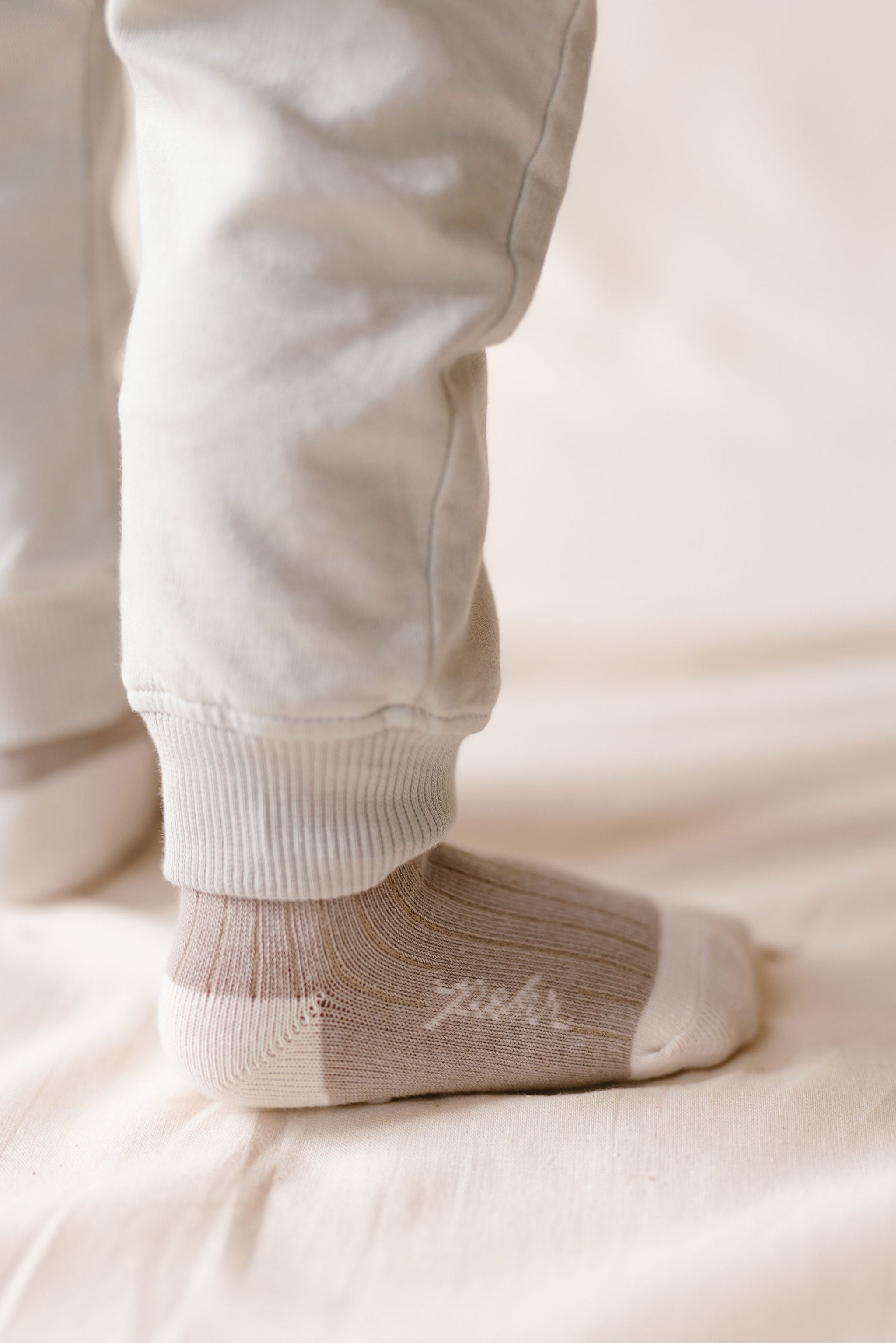 Pehr-Crew Socks 3 - Pack-Light Mushroom Set-2