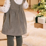 Pehr-Striped Ribbed Tights with Grips-Sage - Juniper Stripe-3