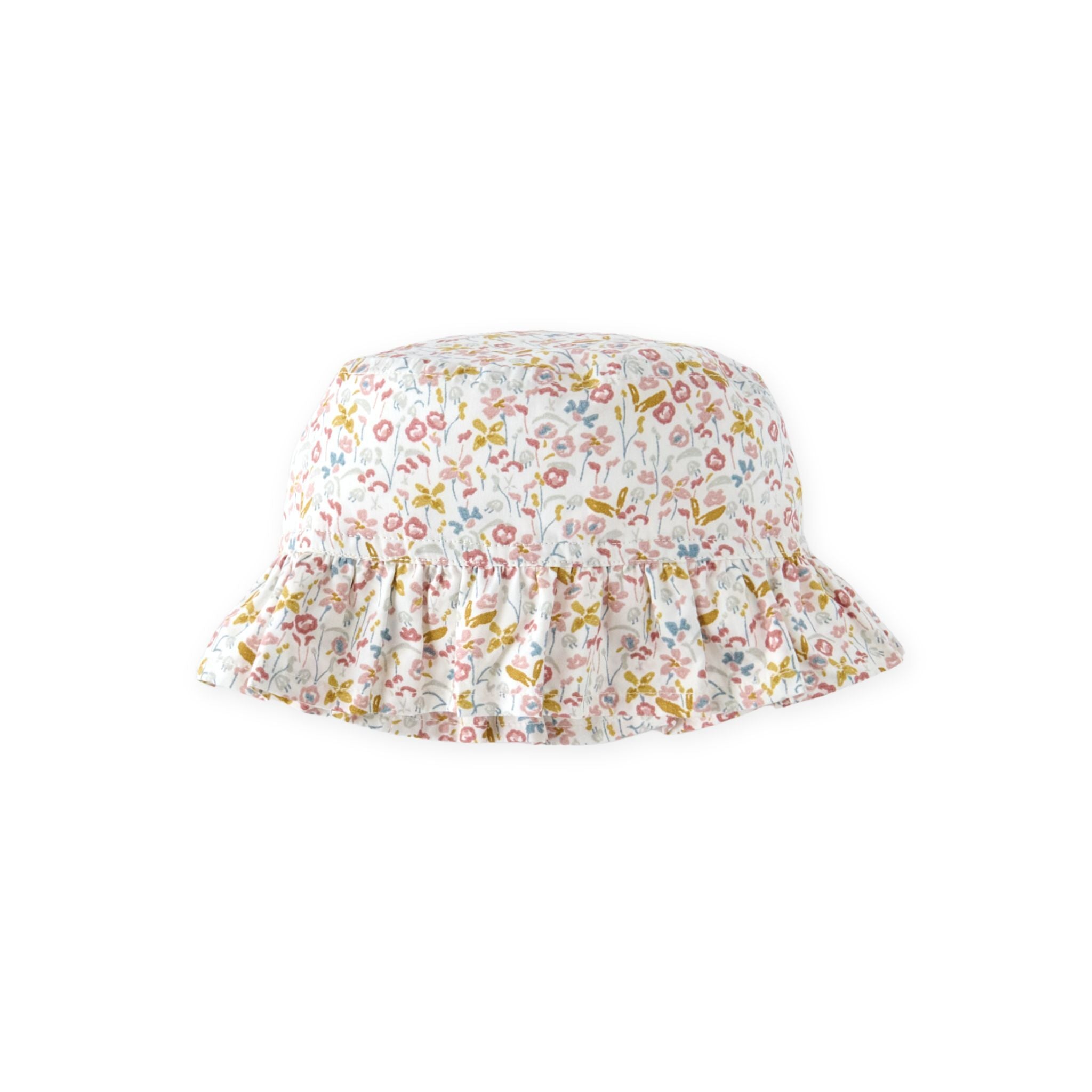 Pehr-Ruffle Bucket Hat-Toddler-Floret-1