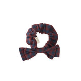 Pehr-Flannel Hair Bow-Mulberry/Ink-1