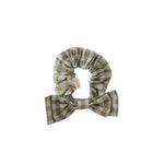 Pehr-Flannel Hair Bow-Sage/Light Sage-1
