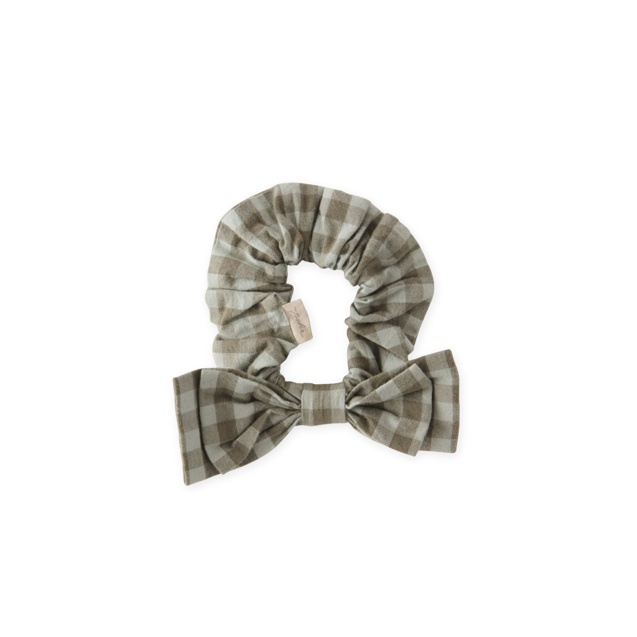 Pehr-Flannel Hair Bow-Sage/Light Sage-1