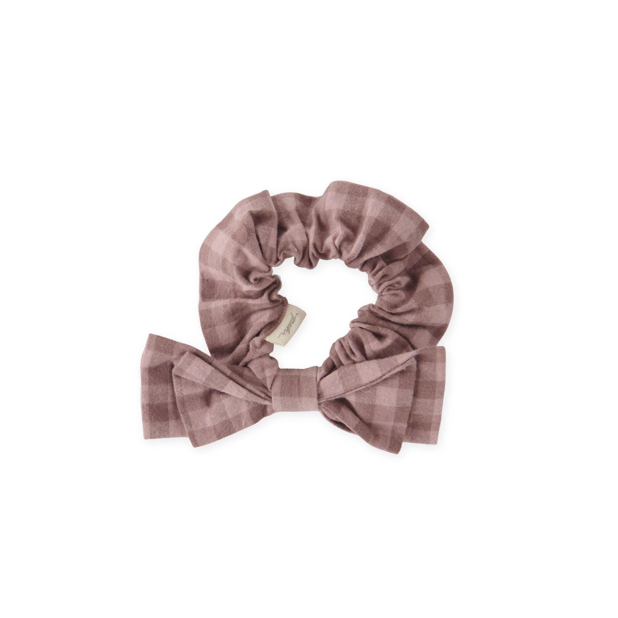 Pehr-Flannel Hair Bow-Thistle/Light Thistle-1