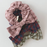 Pehr-Flannel Hair Bow-Thistle/Light Thistle-3