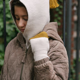 Pehr-Kids Wool Knit Mitten-Ochre-3