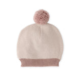 Pehr-Toddler Wool Knit Hat-Natural - Rose-1