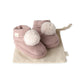 Wool Knit Pom Pom Bootie Booties Pehr Canada Rose 0 - 3 mos. 