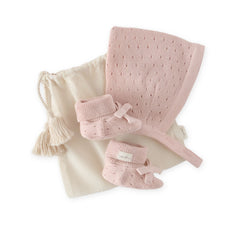 Pehr-Dotty Knit Gift Set- Soft Peony-Baby-1