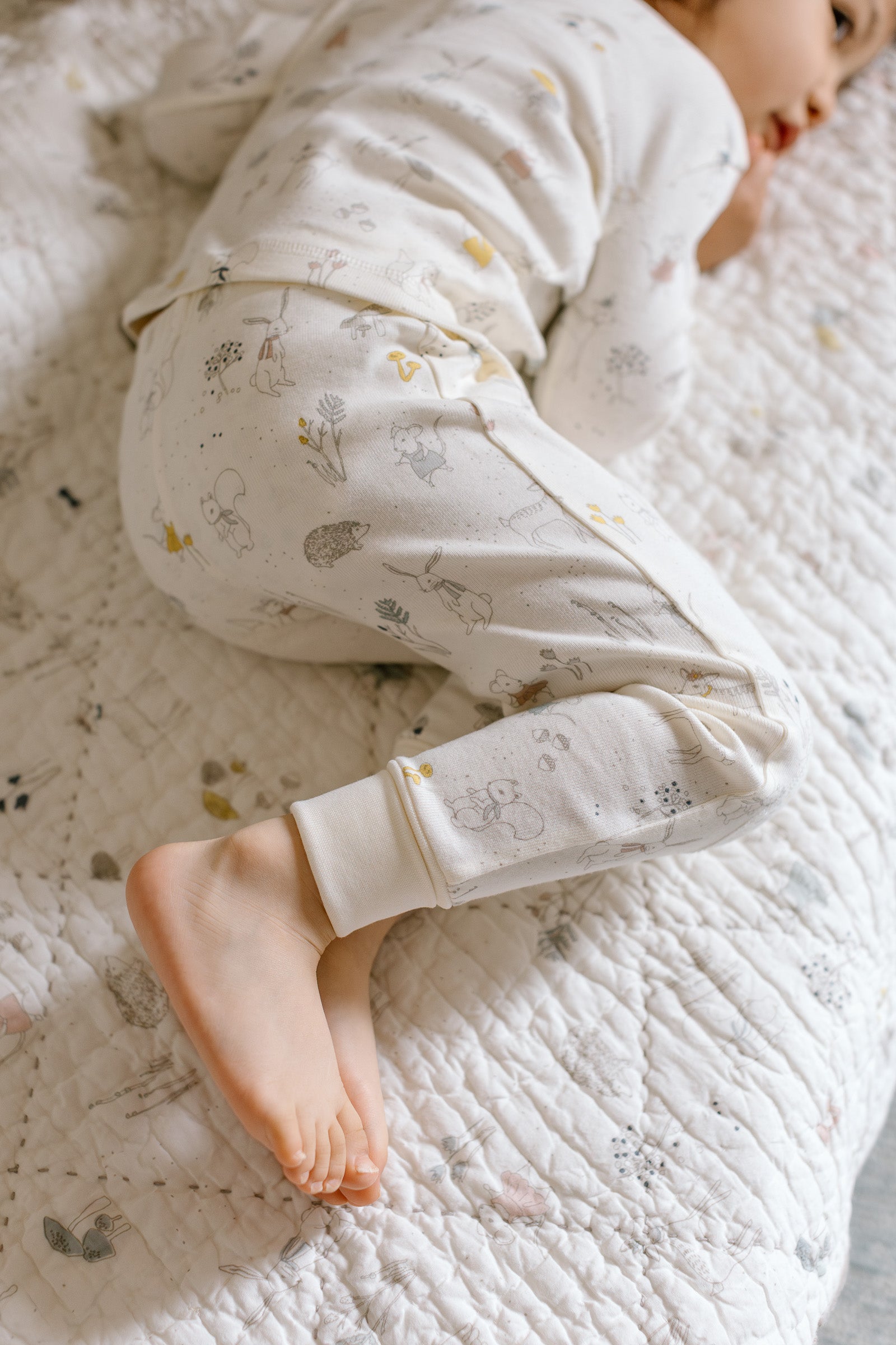 Pehr-Ribbed Toddler Pajama-Magical Forest-2