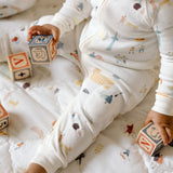 Pehr-Ribbed Baby Footless Sleeper-Explore the World-2
