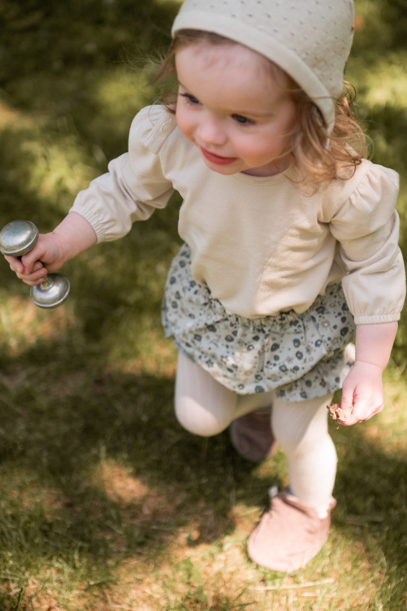 Pehr-Essentials Puff Sleeve One-Piece-Natural-Baby-2