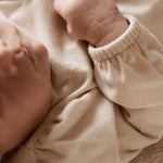 Pehr-Essentials Puff Sleeve One-Piece-Natural-Newborn-5