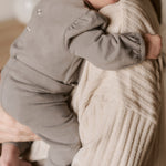 Pehr-Essentials Puff Sleeve One-Piece-Charcoal-Baby-5