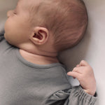 Pehr-Essentials Puff Sleeve One-Piece-Charcoal-Newborn-3