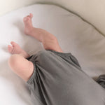 Pehr-Essentials Puff Sleeve One-Piece-Charcoal-Newborn-4