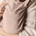 Pehr-Essentials Puff Sleeve One-Piece-Pale Pink-Newborn-3