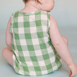 Pehr-Pocket One-Piece-Checkmate Grass-4