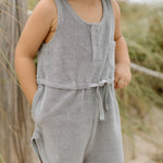 Pehr-Classic Terry Drawstring Romper-Puddle-2