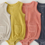 Classic Terry Pocket One Piece - Citrus