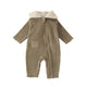 Teddy Fleece Baby Suit Baby Suit Pehr Canada Moss 0 - 3 mos. 