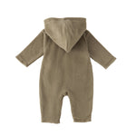 Pehr-Teddy Fleece Baby Suit-Moss-7