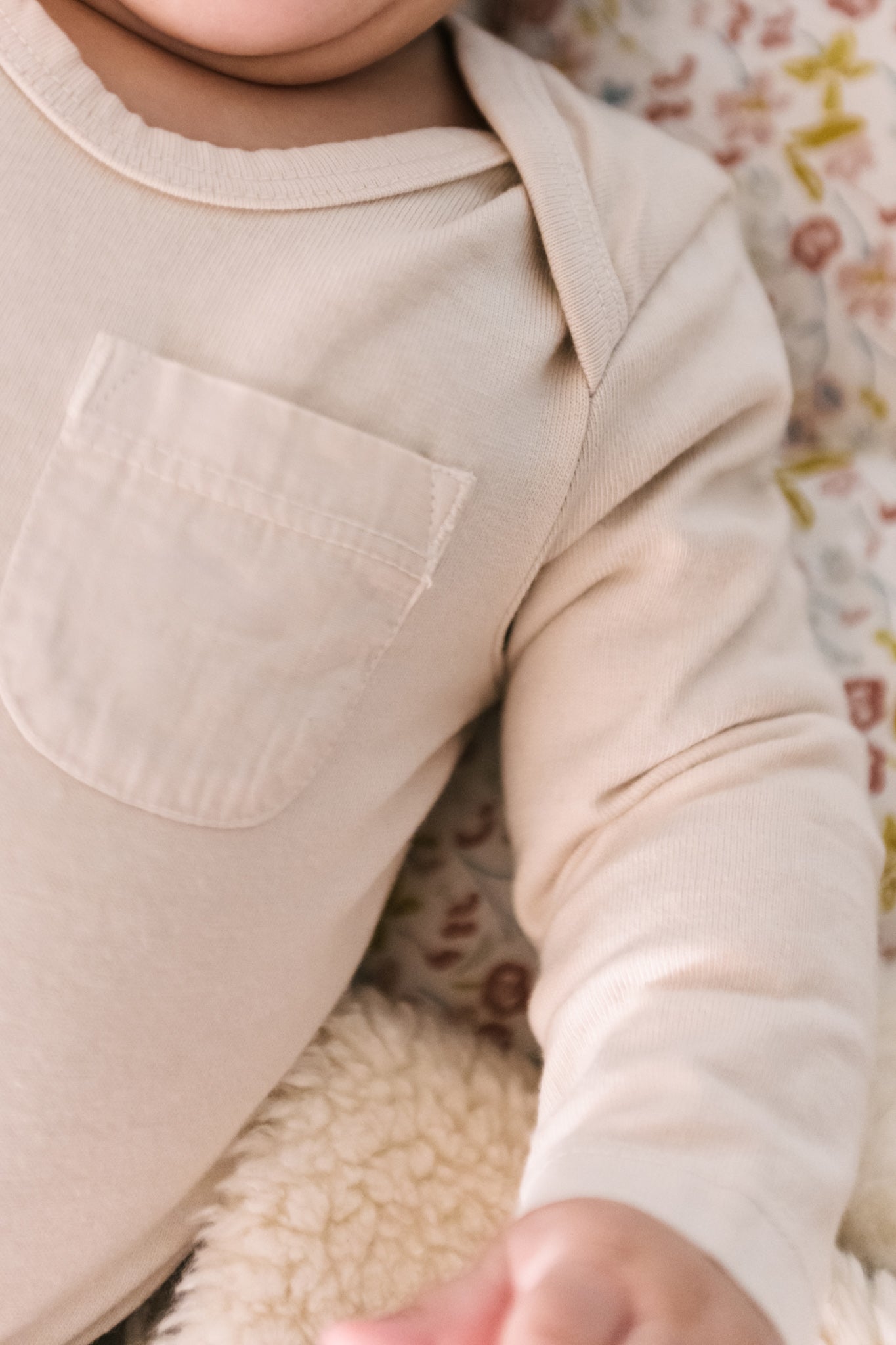 Pehr-Garment Dye Long Sleeve One-Piece-Natural-2