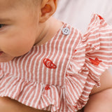 Seersucker One-piece- Shell Belle