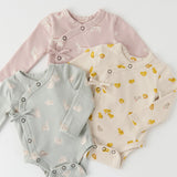 Pehr-The Littles Long Sleeve Kimono One Piece-Dear Lamb-Baby-6