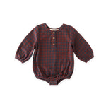 Pehr-Flannel Long Sleeve One-Piece-Mulberry/Ink-1