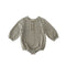 Pehr-Flannel Long Sleeve One-Piece-Sage/Light Sage-1